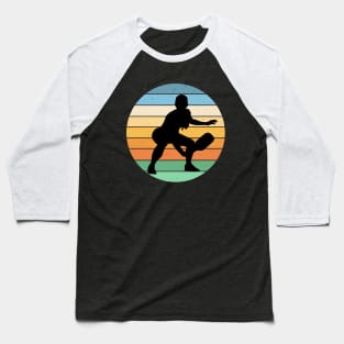 Pickleball Vintage Distressed Retro Player Baseball T-Shirt